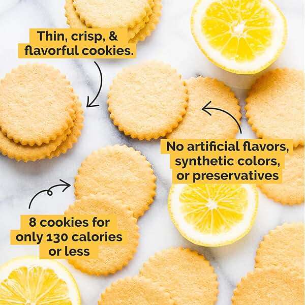 NEW! Dewey's Bakery Complete Cookie Collection | Meyer Lemon, Brownie Crisp, Triple Ginger, Vanilla Bean, Dark Chocolate Mint Cookies, & Key Lime Moravian Cookie Thins | 9 oz Box (Pack of 6) - Image 4