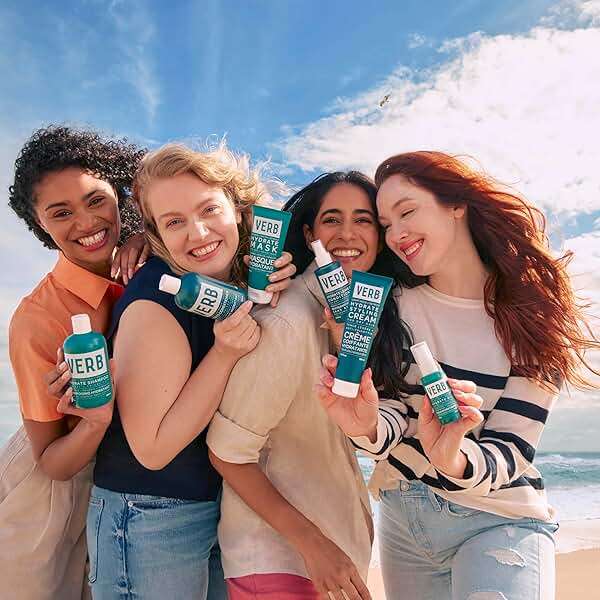 VERB Hydrate Shampoo + Conditioner Duo - Cleanses + Nourishes Dry + Frizzy Hair to Smooth + Reduce Frizz - Amber + Warm Jasmine Scent - Image 10