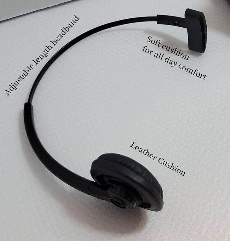 Replacement Headband for Plantronics Savi CS540 Headset, Standard Size,84605 Headband for Savi CS540 W740 W745 W440 W740-M Black - Image 3