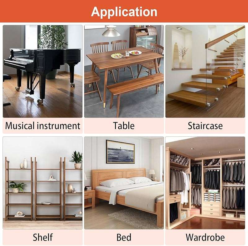 Wood Furniture Repair Kit, 12 Colors Wood Fillers Hardwood Laminate Floor Repair Kit Touch Up Paint Repair Scratch, Cracks, Stains, Discoloration for Furniture, Door, Cabinet, Floor, Table Surface - Image 5