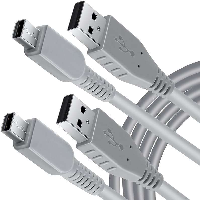 SENBOMA 3DS Charger Cable - 4.9FT OEM Original Replacement Power Charging Cord for New 3DS XL New 3DS 3DS XL New 2DS XL New 2DS 2DS XL 2DS DSi DSi XL (Bulk Packaging) (2) - Image 1