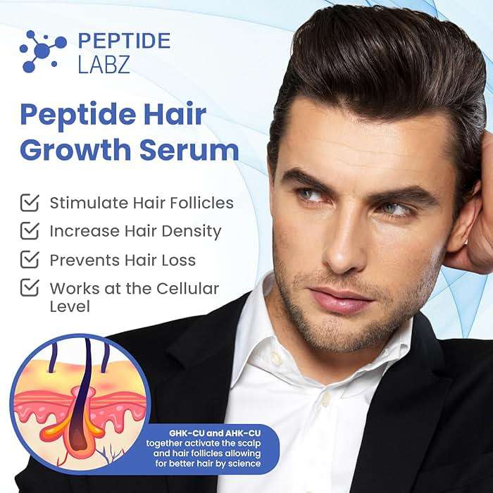 Copper Peptide Hair Serum with Copper Tripeptide-1 – Dual Peptide Scalp Treatment plus Licorice Root Extract - Image 7