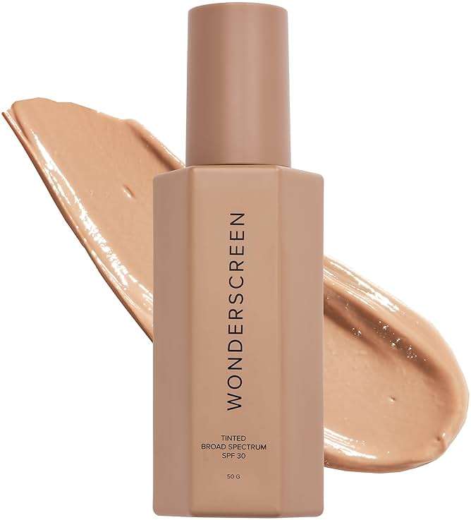 DIME Beauty Tinted Glow Wonderscreen SPF 30 - Mineral Tinted Moisturizer for Face with 19% Zinc Oxide, Skin-Enhancing Tone-Evening Sunscreen, Glow-Enhancing Tint, Vegan, Cruelty-Free, 50 g - Image 1