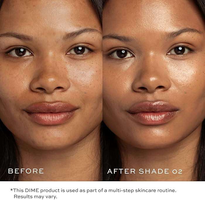 DIME Beauty Tinted Glow Wonderscreen SPF 30 - Mineral Tinted Moisturizer for Face with 19% Zinc Oxide, Skin-Enhancing Tone-Evening Sunscreen, Glow-Enhancing Tint, Vegan, Cruelty-Free, 50 g - Image 6