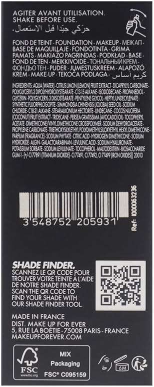 HD Skin Hydra Glow - 2Y36 Warm Honey by Make Up For Ever for Women - 1 oz Foundation - Image 8
