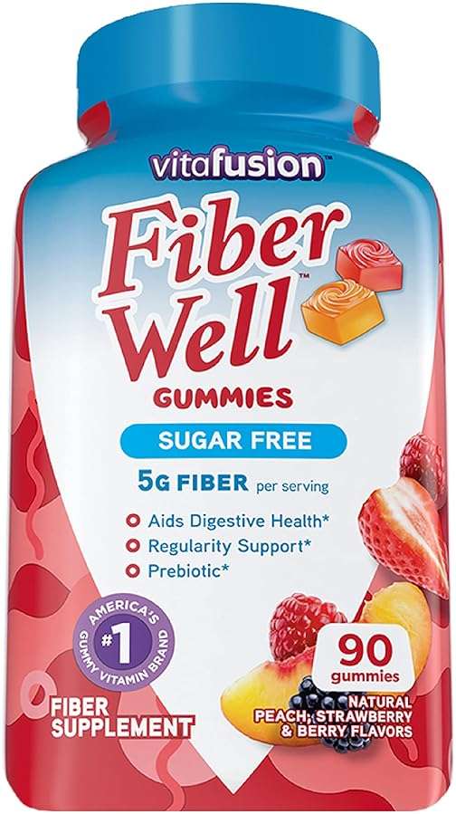 Senokot Extra Strength 36 Count and Vitafusion Fiber Well Sugar Free Fiber Supplement 90 Count - Image 5