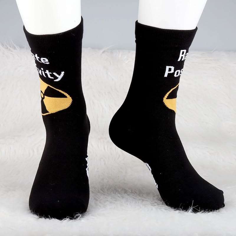 MBMSO Radiologist Gifts 2 Pairs Radiate Positivity Socks Radiology Tech Gifts Xray Tech Socks Rad Tech Technologist Gifts - Image 5
