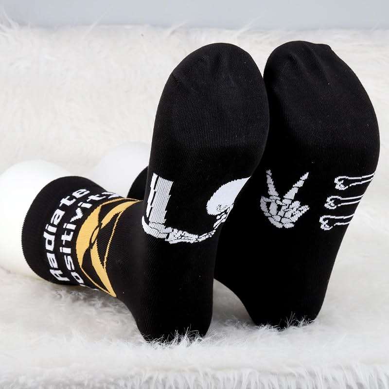 MBMSO Radiologist Gifts 2 Pairs Radiate Positivity Socks Radiology Tech Gifts Xray Tech Socks Rad Tech Technologist Gifts - Image 6