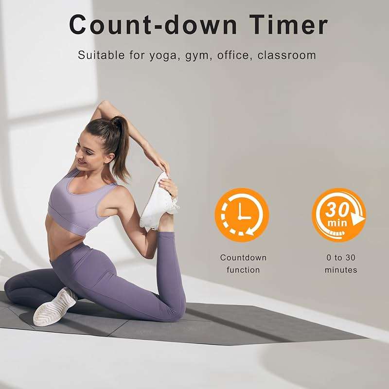 JALL 10.5'' Large Digital Alarm Clock with 8 RGB Colors, Date, Month, Temperature LED, Auto DST, Digital Clock Large Display for Classroom, Office, Bedroom, Back-to-School Gift for Students, Teachers - Image 7