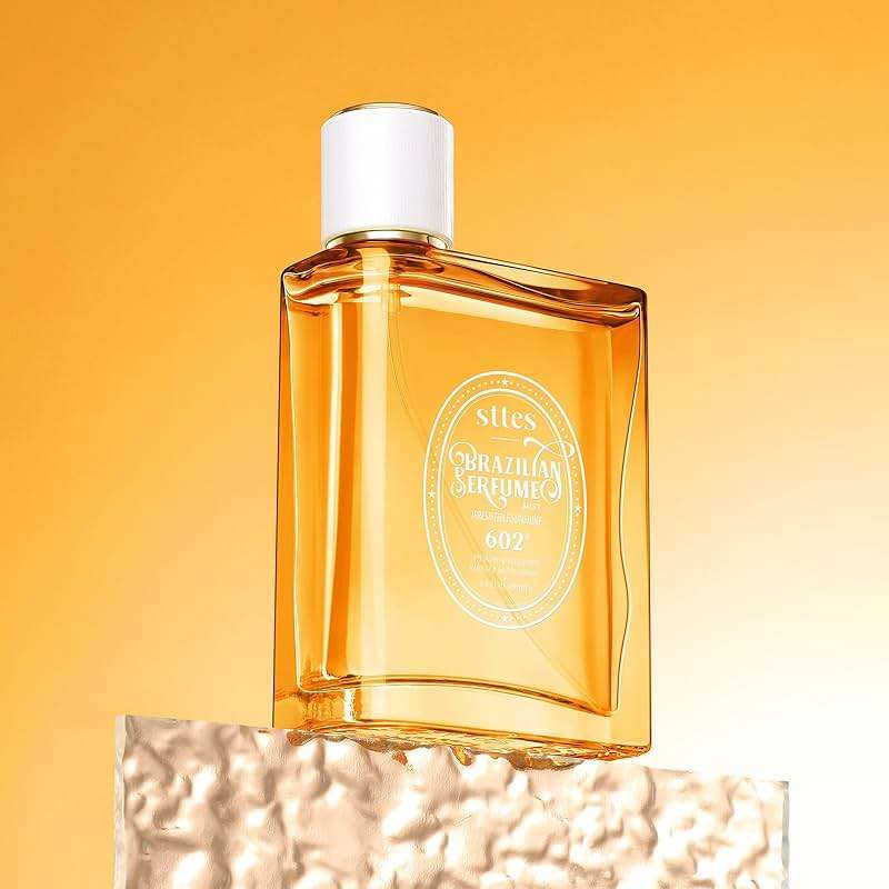 Sttes Perfume 02# Irresistible Sunshine for Women - Pistachio, Vanilla & Salted Caramel Eau de Perfume 100ml (3.4fl oz) Sweet Gourmand Caramel Vanilla Fragrance (Evolution of 602) - Image 1
