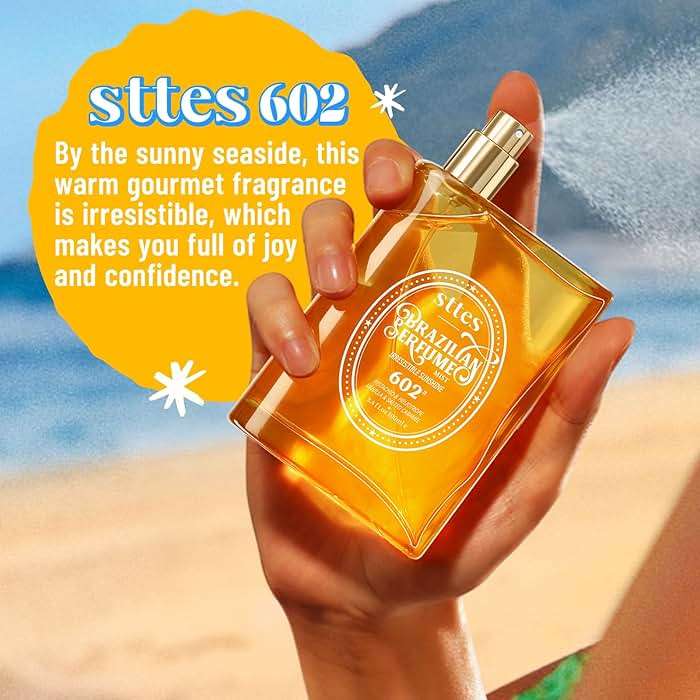 Sttes Perfume 02# Irresistible Sunshine for Women - Pistachio, Vanilla & Salted Caramel Eau de Perfume 100ml (3.4fl oz) Sweet Gourmand Caramel Vanilla Fragrance (Evolution of 602) - Image 6