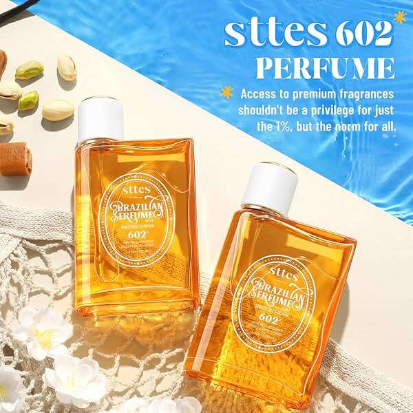 Sttes Perfume 02# Irresistible Sunshine for Women - Pistachio, Vanilla & Salted Caramel Eau de Perfume 100ml (3.4fl oz) Sweet Gourmand Caramel Vanilla Fragrance (Evolution of 602) - Image 8