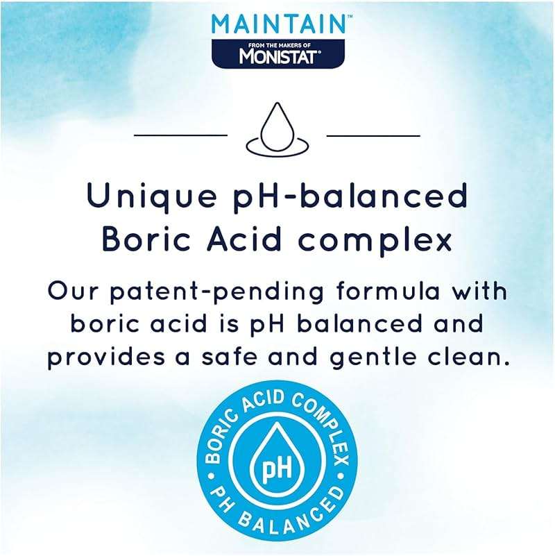 Monistat Boric Acid Feminine Wash, Fragrance-Free Intimate Wash for Women with Gentle pH-Balanced Formula, 10 Fl Oz, Pack of 4 - Image 2