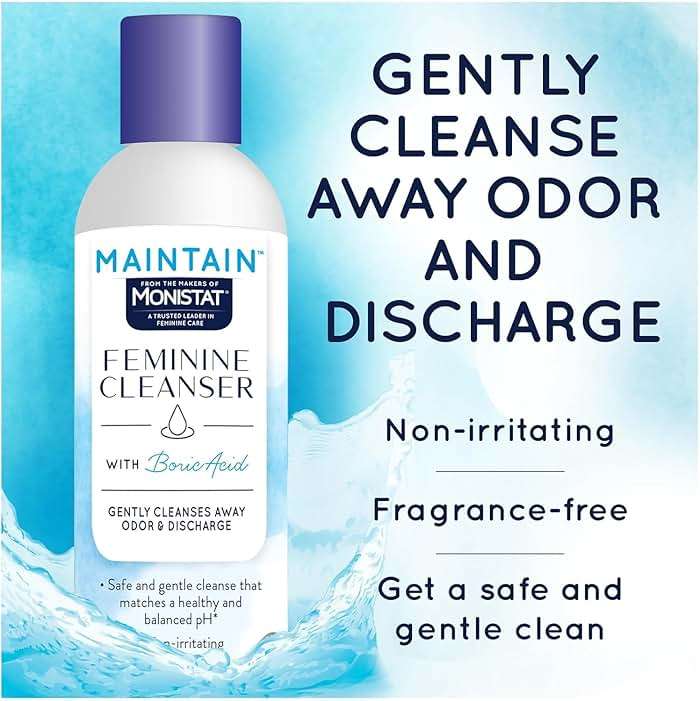 Monistat Boric Acid Feminine Wash, Fragrance-Free Intimate Wash for Women with Gentle pH-Balanced Formula, 10 Fl Oz, Pack of 4 - Image 3