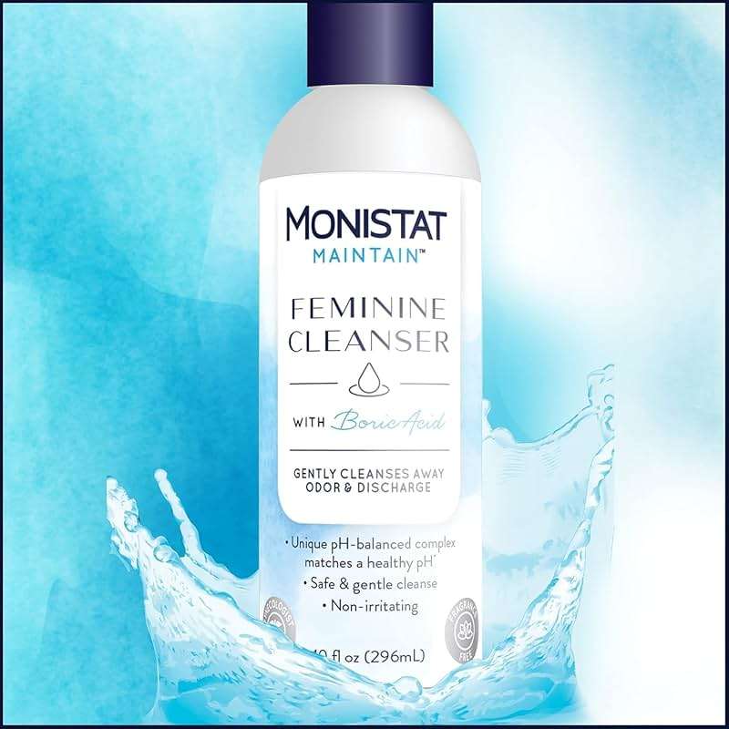 Monistat Boric Acid Feminine Wash, Fragrance-Free Intimate Wash for Women with Gentle pH-Balanced Formula, 10 Fl Oz, Pack of 4 - Image 7
