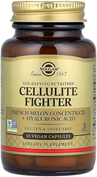 Solgar Cellulite Fighter Skin Vitamin and Mineral Supplement, Support Smooth Skin with French Melon Concentrate, Hyaluronic Acid and Vitamin C Supplement, Age-Defying Nutrition for Women, 30 Servings - Image 3