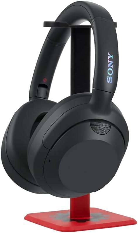 Sony ULT WEAR Noise Canceling Wireless Headphones with Alexa Built-in, Massive Bass Comfortable Design, Black WHULT900N/B Bundle with Pro Audio Headphone Stand + Microfiber Cloth - Image 9