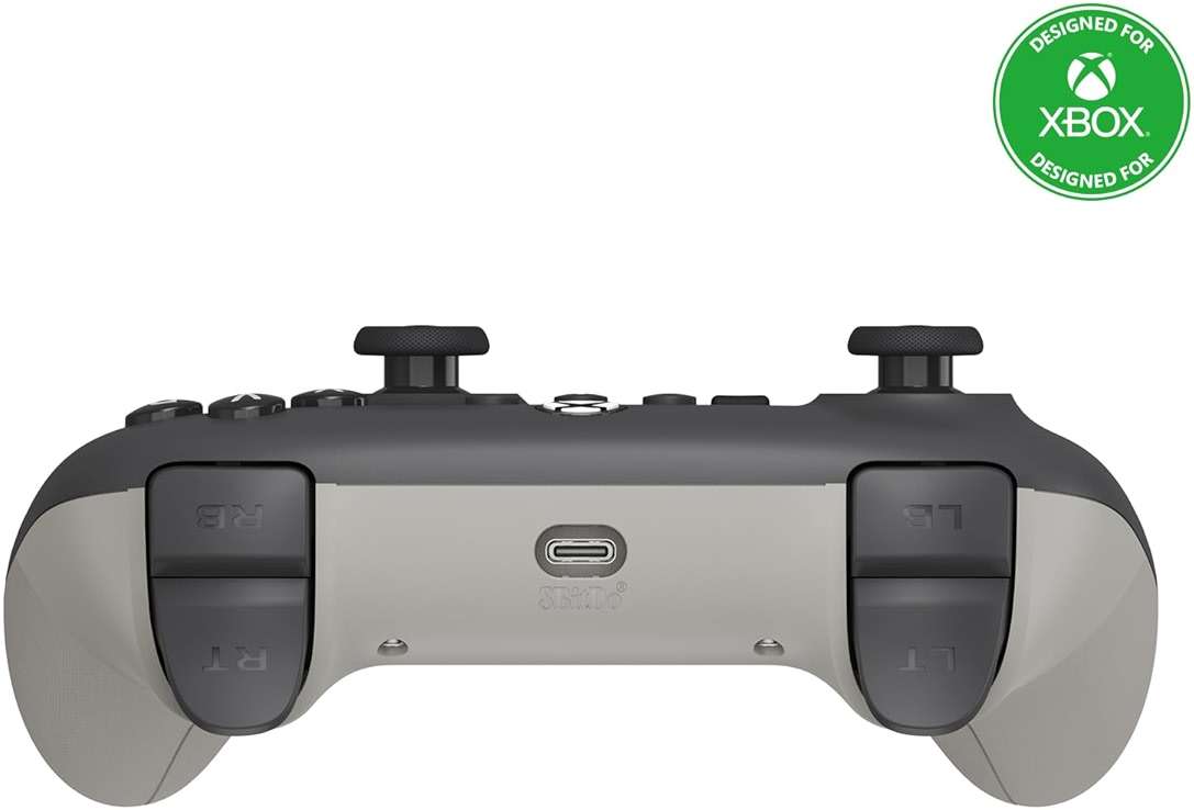 8BitDo Ultimate C Wired Controller for Xbox with Hall Effect Joysticks and Triggers, RGB Lighting Fire Ring, Compatible with Xbox Series X|S, Xbox One, Windows 10/11 - Officially Licensed (Dark Gray) - Image 3