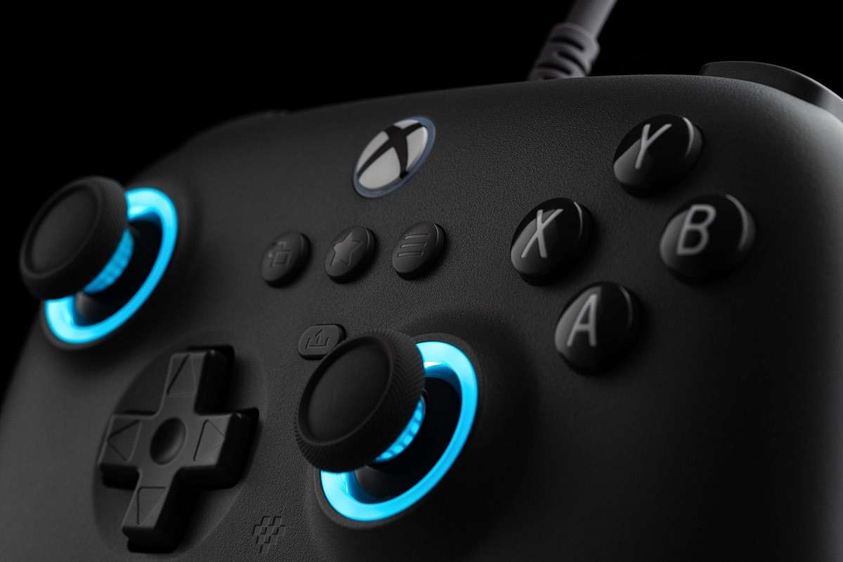 8BitDo Ultimate C Wired Controller for Xbox with Hall Effect Joysticks and Triggers, RGB Lighting Fire Ring, Compatible with Xbox Series X|S, Xbox One, Windows 10/11 - Officially Licensed (Dark Gray) - Image 8