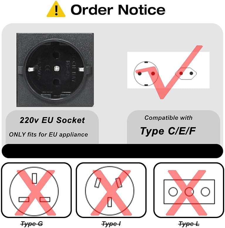 Yinleader 1000W 110V to 220V EU Voltage Converter Transformer Step Up/Down Converter 110/120 Volt - 220/230/240 Volt w/US Power Cord(NO 220V Power Cord) - Image 3