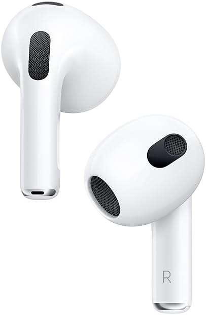 Apple AirPods (3rd Generation) Wireless Earbuds with MagSafe Charging Case. Spatial Audio, Sweat and Water Resistant, Up to 30 Hours of Battery Life. Bluetooth Headphones for iPhone - Image 1