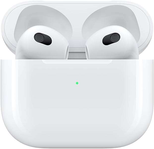 Apple AirPods (3rd Generation) Wireless Earbuds with MagSafe Charging Case. Spatial Audio, Sweat and Water Resistant, Up to 30 Hours of Battery Life. Bluetooth Headphones for iPhone - Image 4