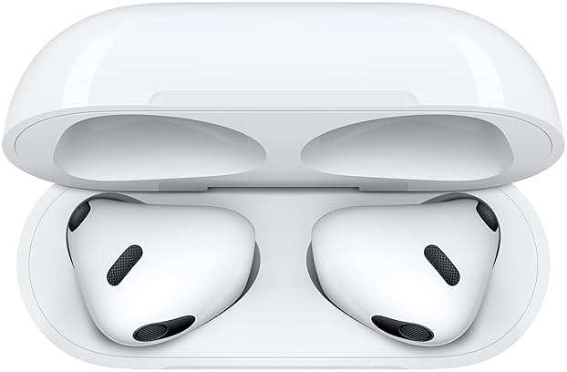 Apple AirPods (3rd Generation) Wireless Earbuds with MagSafe Charging Case. Spatial Audio, Sweat and Water Resistant, Up to 30 Hours of Battery Life. Bluetooth Headphones for iPhone - Image 5