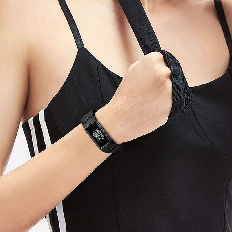 Huadea Magnetic Braided Nylon Compatible with Fitbit Charge 6 Bands/Fitbit Charge 5 Bands for Women Men, Soft Sport Stretchy Breathable Strap Replacement Wristband for Charge 6/Charge 5 - Image 8