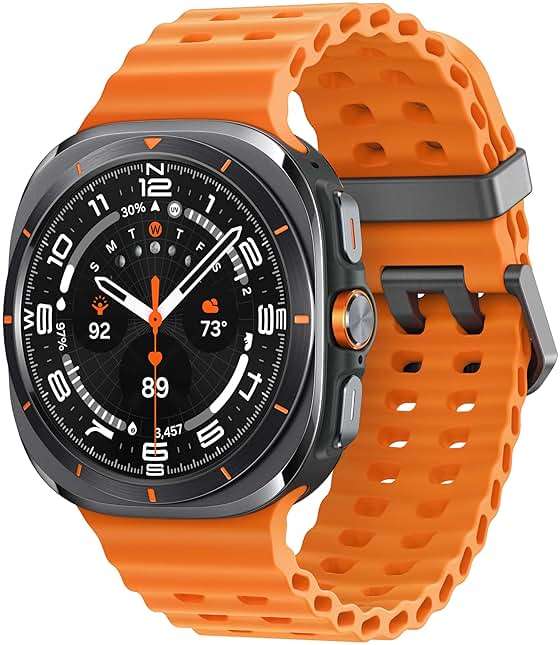 Samsung Galaxy Watch Ultra (2024) 47mm LTE AI Smartwatch w/Energy Score, Wellness Tips, Heart Rate Tracking, Sleep Monitor, Fitness Tracker, GPS, Titanium Gray [US Version, 1Yr Manufacturer Warranty] - Image 1