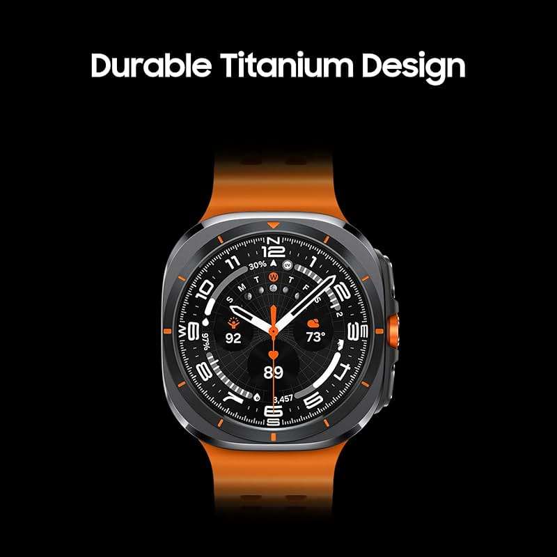 Samsung Galaxy Watch Ultra (2024) 47mm LTE AI Smartwatch w/Energy Score, Wellness Tips, Heart Rate Tracking, Sleep Monitor, Fitness Tracker, GPS, Titanium Gray [US Version, 1Yr Manufacturer Warranty] - Image 3