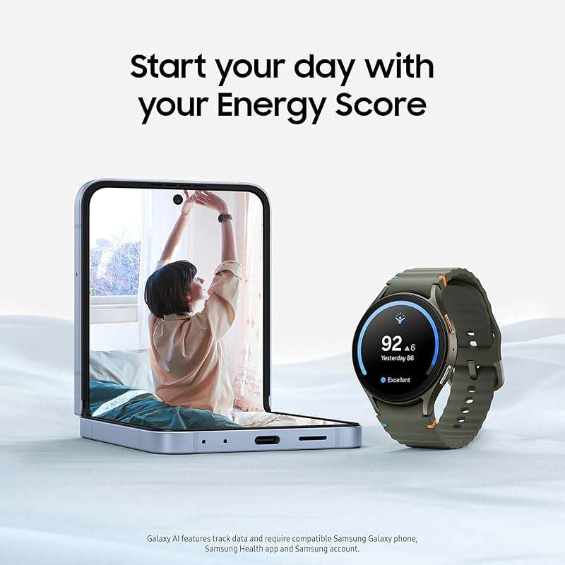 Samsung Galaxy Watch 7 40mm Bluetooth AI Smartwatch w/Energy Score, Wellness Tips, Heart Rate Tracking, Sleep Monitor, Fitness Tracker, 2024, Cream [US Version, 1Yr Manufacturer Warranty] - Image 4