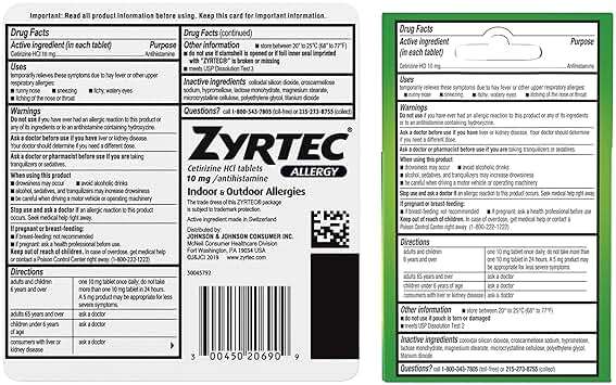 Zyrtec 24 Hour Allergy Relief Tablets, Cetirizine Tablets for Symptoms Like Sneezing, Runny Nose, Itchy, Watery Eyes, 90-Count Size Plus 3x1-Count Packs - Image 9