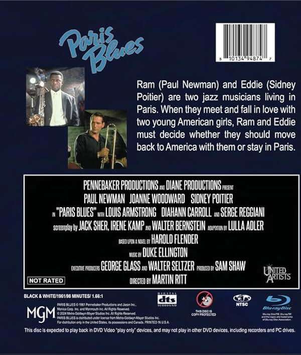 Paris Blues [Blu-ray] - Image 2
