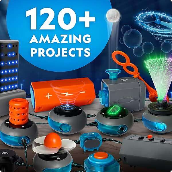 National Geographic Circuit Maker Kit - Electronics Kit for Kids with 120 Electrical Projects, Electric Circuit STEM Toy, Electronic Projects, Electrical Kit for Kids, Electricity Set - Image 3