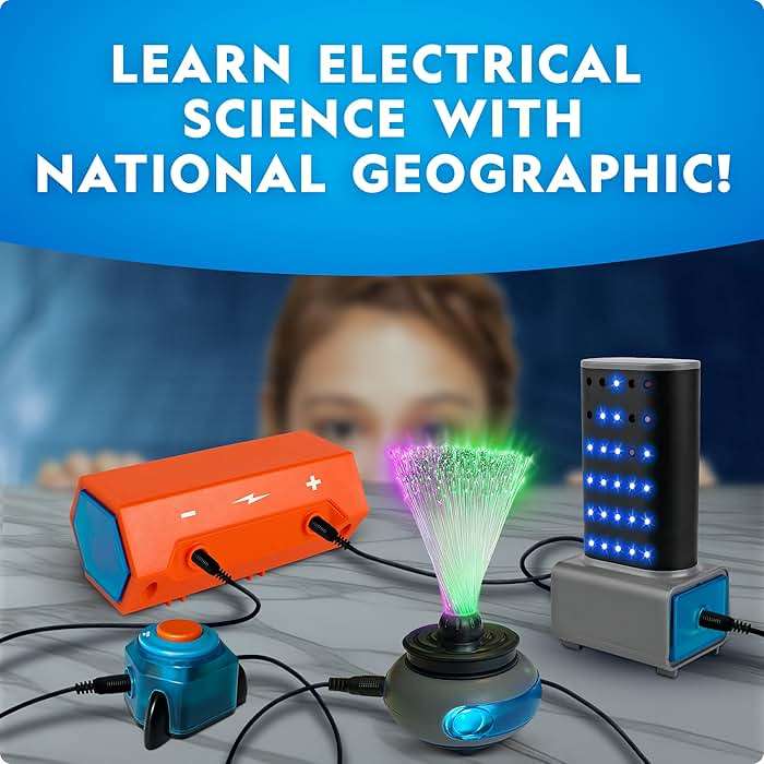National Geographic Circuit Maker Kit - Electronics Kit for Kids with 120 Electrical Projects, Electric Circuit STEM Toy, Electronic Projects, Electrical Kit for Kids, Electricity Set - Image 7
