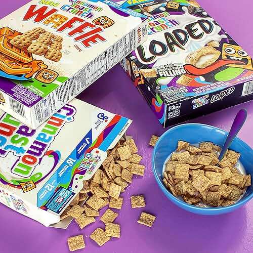Cinnamon Toast Crunch Breakfast Cereal, Crispy Cinnamon Cereal, Mega Size, 27 oz - Image 3