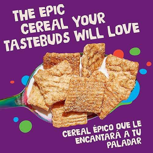 Cinnamon Toast Crunch Breakfast Cereal, Crispy Cinnamon Cereal, Mega Size, 27 oz - Image 4