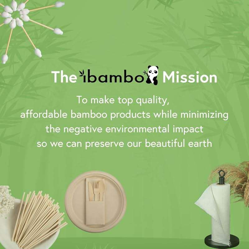 Jenvita 100% Bamboo Cotton Ear Swabs (200-Pack) | Double Tipped Ear Cotton Buds for Beauty & Personal Care | FSC Certified & Hypoallergenic | Suitable for All Ages & Pets | Biodegradable & Disposable - Image 9