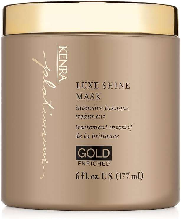 Kenra Platinum Luxe Shine Mask |Shine-Enhancing Intensive Conditioning Mask |Increases slip, Smoothness & Improves Manageability |Experience 2x Stronger Hair* |72 hour humidity protection* |6 oz - Image 1