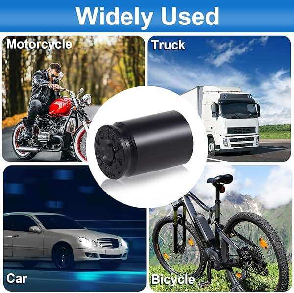 Isslly 4PCS Black Bullet Shaped Valve Stem Caps, Aluminum Alloy Universal Dustproof Tire Valve Stem Covers for Cars, SUV, Trucks, Bike, Motorcycle - Image 6