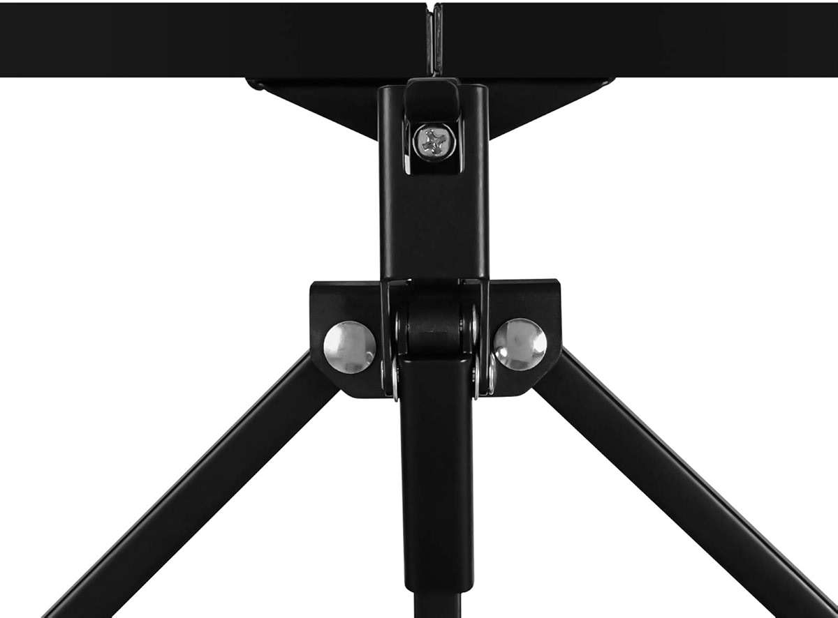 YSSOA 3-Tier Heavy Duty Foldable Metal Rack Storage Shelving Unit with Wheels Moving Easily Organizer Shelves Great for Garage Kitchen, Black - Image 5