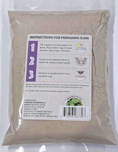Tikaram's Kava Root Powder, Premium Grade Fiji Dogotuki Waka, Noble Strain, High Potency Lactone, 8 Ounce (Pack of 1) - Image 2