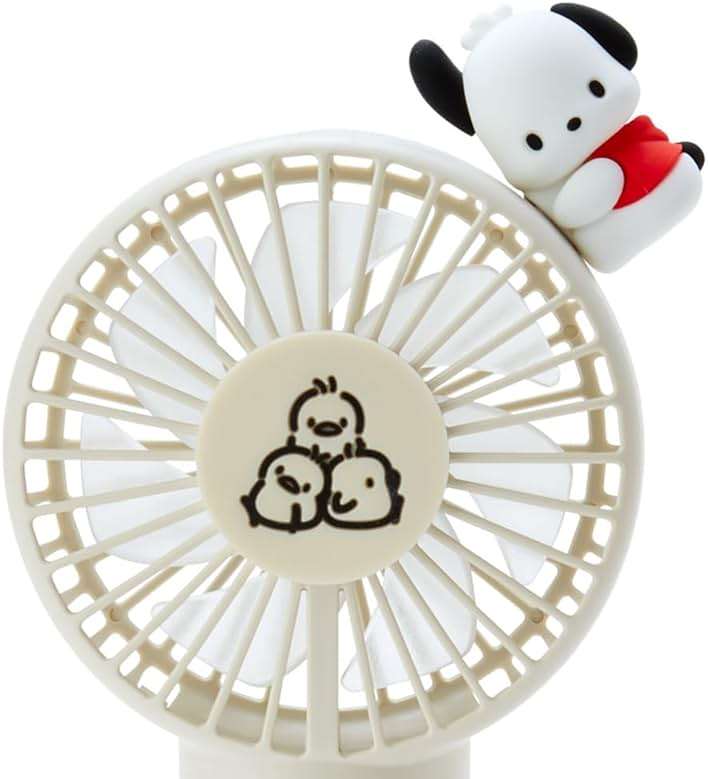 Sanrio 212199 2-Way Fan Pochacco Pochacco 7.1 x 3.9 x 1.6 inches (18 x 10 x 4 cm), Character - Image 8