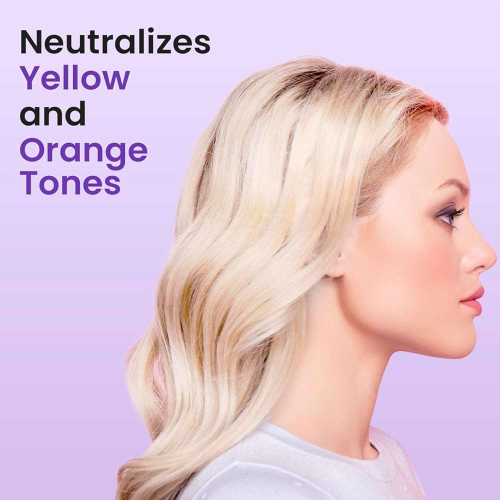 Nuva Botanicals Purple Shampoo for Blondes - Shampoo for Gray Hair for Women Removes Brassy Tones from Hair - Blonde Shampoo with Vitamin B5 - Hair Toner for Bleached Hair 6.8fl oz - Image 3