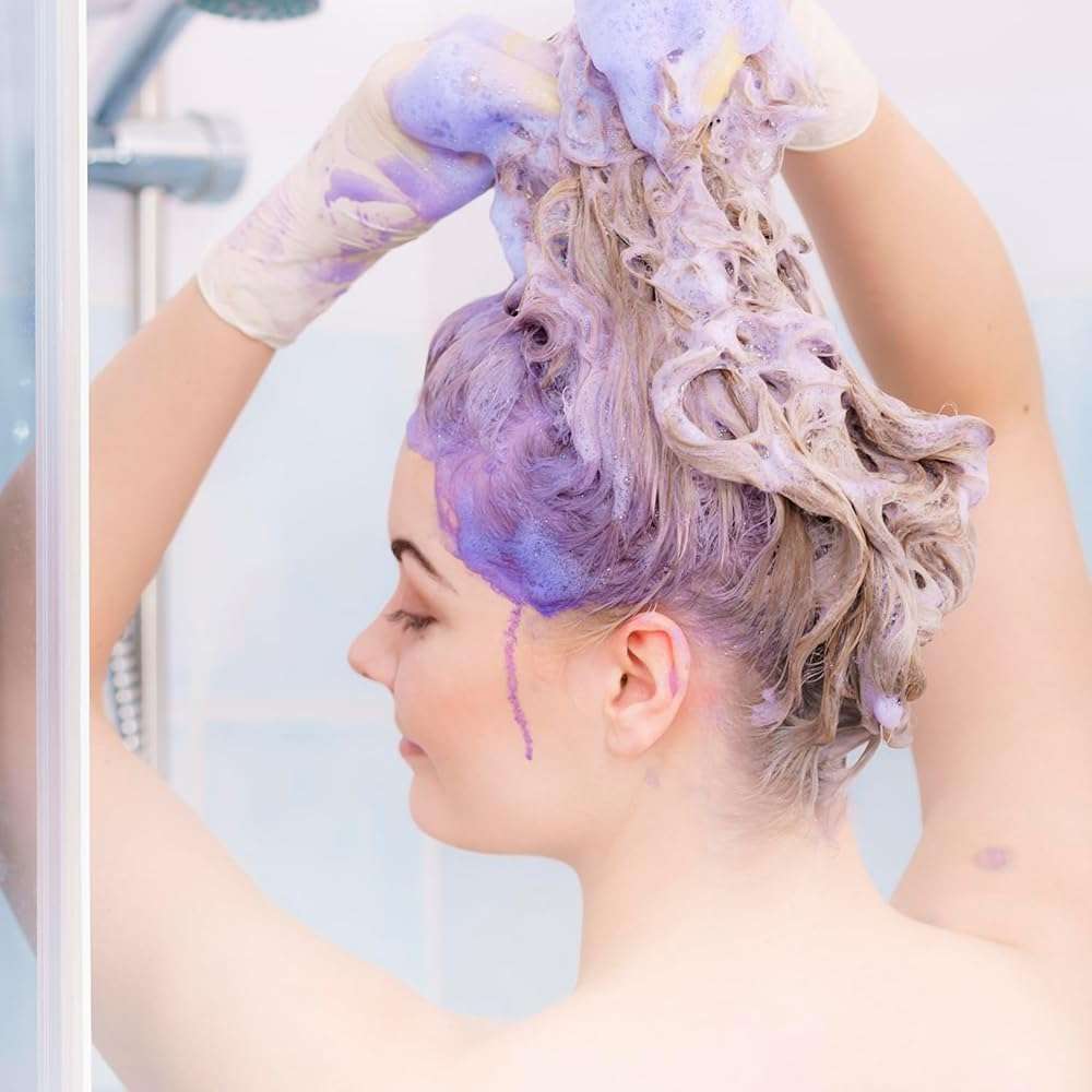 Nuva Botanicals Purple Shampoo for Blondes - Shampoo for Gray Hair for Women Removes Brassy Tones from Hair - Blonde Shampoo with Vitamin B5 - Hair Toner for Bleached Hair 6.8fl oz - Image 5