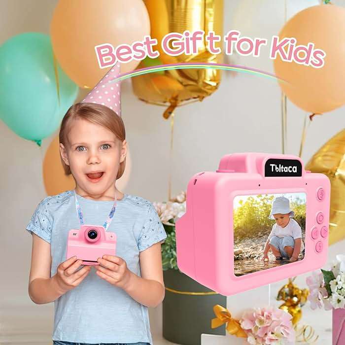 Kids Camera Instant Print Camera for Kids, Toddler Instant Camera for 3 4 5 6 7 8 9 10 Year Old Girls Christmas Birthday Gifts, Portable Kid Child Digital Travel Camera Toy for Girl Boy Age 3-12 - Image 5