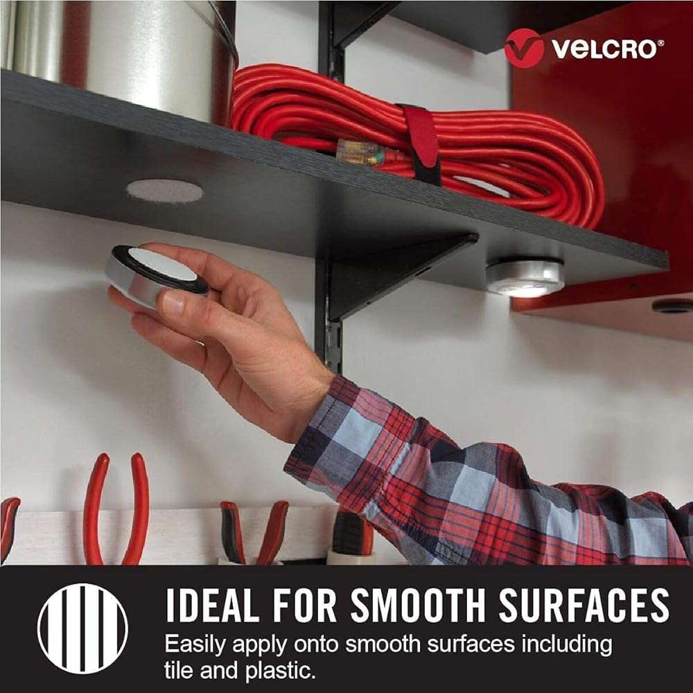 VELCRO Brand Heavy Duty 12 Foot Tape, 45 Foot Cut to Length Straps for Bundling and Organization - Image 4