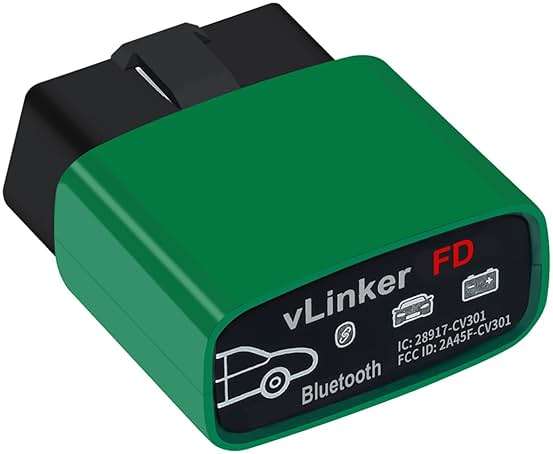 VGATE vLinker FD Bluetooth OBD2 Scanner Diagnostic Tool, Car Code Readers & Scan Tools for Android & Windows (Not iOS), Wireless OBD2 Adapter Auto All System Diagnostic to Check Engine Light - Image 1