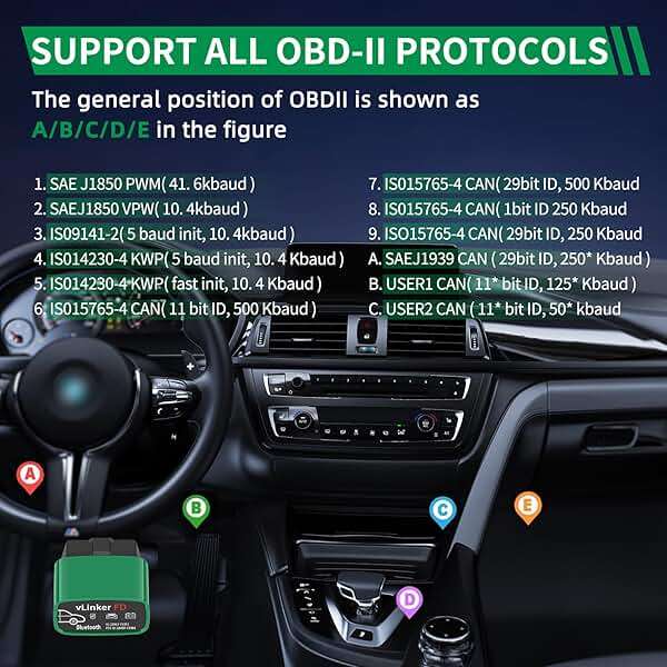 VGATE vLinker FD Bluetooth OBD2 Scanner Diagnostic Tool, Car Code Readers & Scan Tools for Android & Windows (Not iOS), Wireless OBD2 Adapter Auto All System Diagnostic to Check Engine Light - Image 9