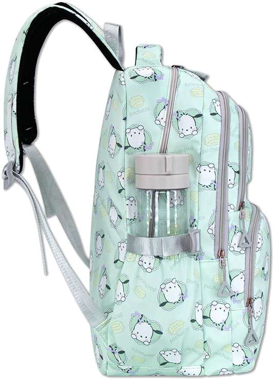 Roffatide Anime Pochacco All Over Print Large Capacity Casual Backpack Laptop Backpack Travel Hiking Rucksack Bike Backpack Blue - Image 4